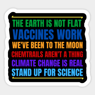 Stand Up for Science Sticker